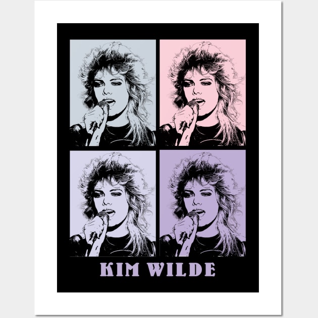 Kim WildE Song 80s Pop Art Wall Art by KERIKIL